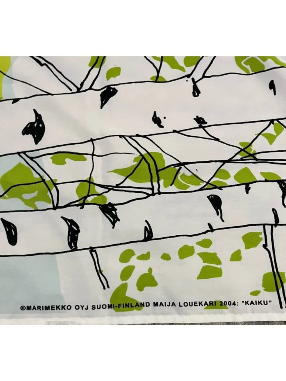 Marimekko Kaiku Shower Curtain iconic Nordic design by Finnish Maija Louekari